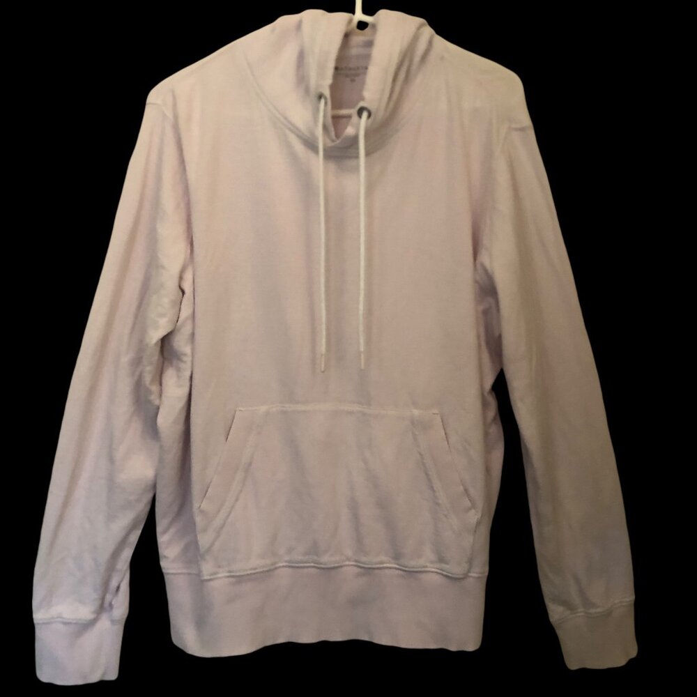 Athleta pale pink hooded sweatshirt w/ kangaroo pocket sz 1X